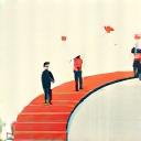 Ícono de un mapa de ruta estratégico.